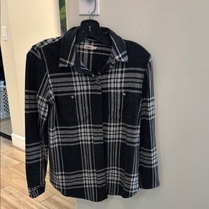 Faherty Black and White Utility Jacket Classic Fall Staple